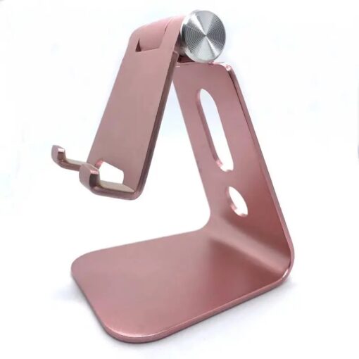 Aluminum Adjustable Cell Phone - Tablet Stand - Rose Gold