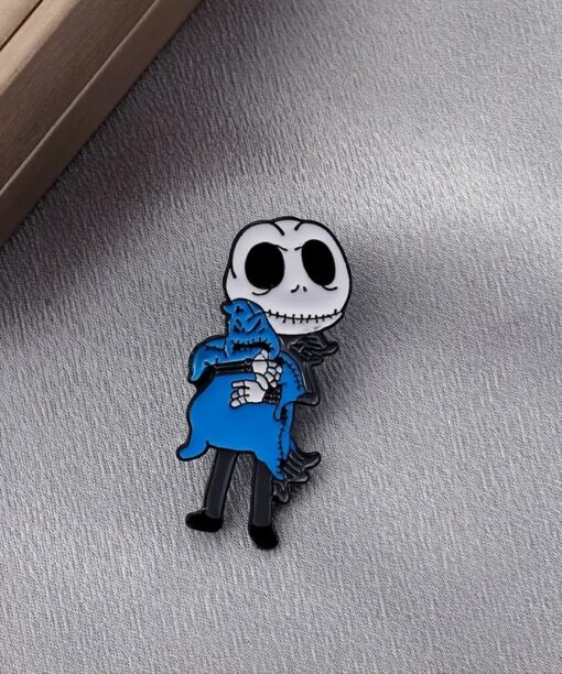 Pin - Kiddo Jack With Oogie Doll - Blue