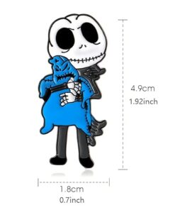 Pin - Kiddo Jack With Oogie Doll - Blue