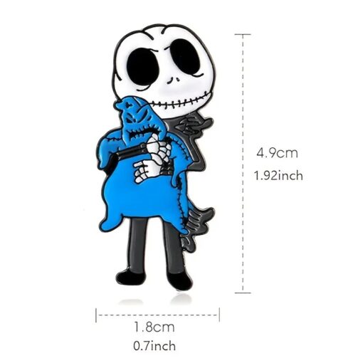 Pin - Kiddo Jack With Oogie Doll - Blue