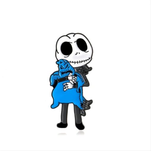 Pin - Kiddo Jack With Oogie Doll - Blue