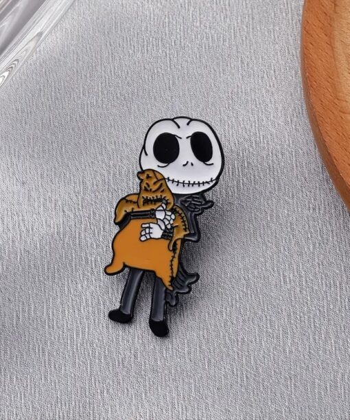 Pin - Kiddo Jack With Oogie Doll - Orange