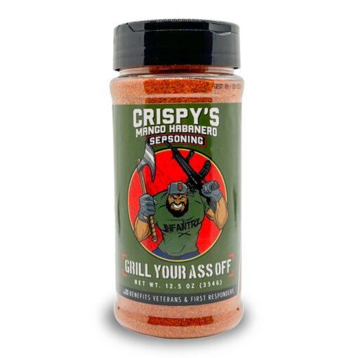 Crispy's Mango Habanero Seasoning by Grill Your Ass Off (12.5oz)
