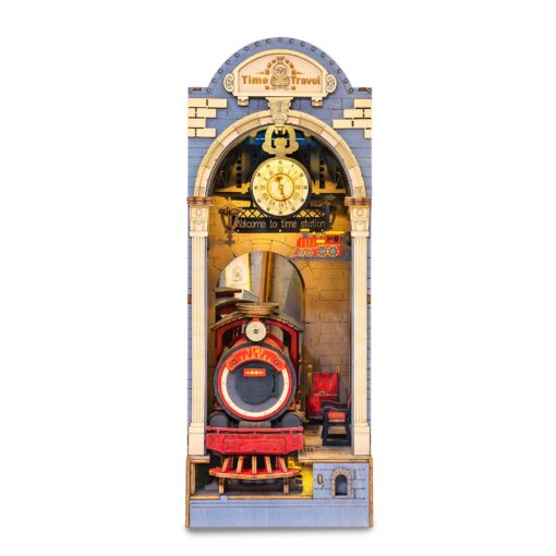 Time Travel DIY Miniature House Book Nook Kit