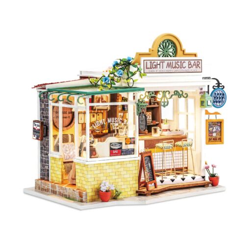 DG147, DIY Miniature House Kit: Light Music Bar
