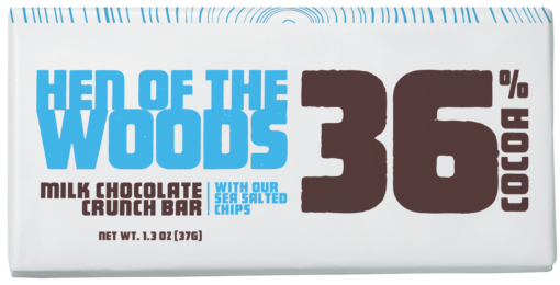 Milk Chocolate Sea Salted Crunch Bar by Hen of the Woods
