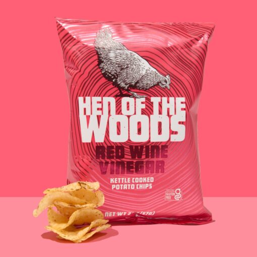 Hen of the Woods - Red Wine Vinegar Kettle Chips 2oz