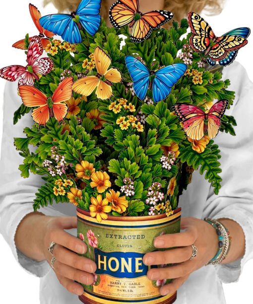 FreshCut Flowers Card - Butterflies & Buttercups