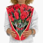 Red Roses - FreshCut Flowers Pop-up Card