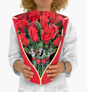Red Roses - FreshCut Flowers Pop-up Card