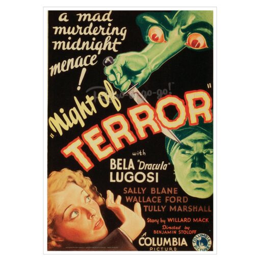 Bela Lugosi "Night of Terror" 12x18 Print