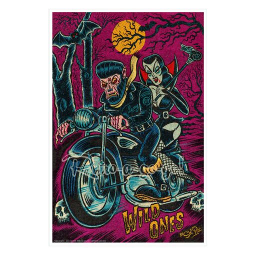 Wild One 12x18 Digital Print by Sol Rac