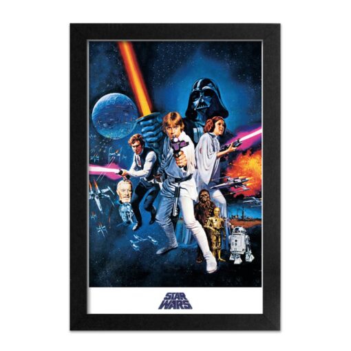 Star Wars - New Hope - 11x17 Framed Print