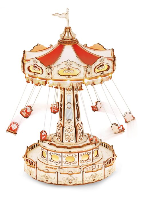 Electro-Mechanical Wooden Puzzle: Swing Ride