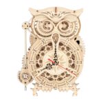 Owl Clock DIY Wooden Puzzle
