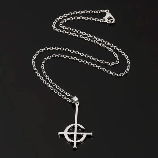 Ghost Logo Emblem Necklace