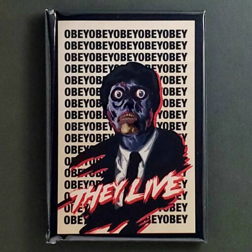 They Live 2x3 Obey Movie Magnet