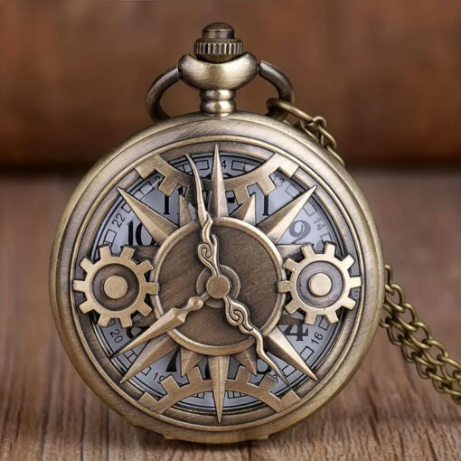 Steampunk Gears Pocket Watch