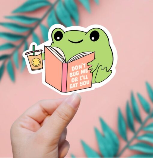 Don’t Bug Me Or I’ll Eat You Sticker