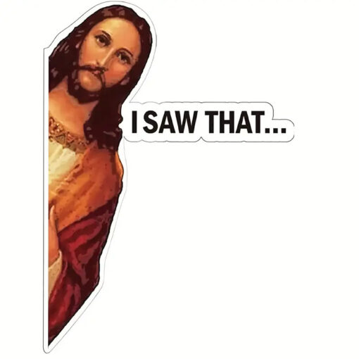 I Saw That - Car Decal
