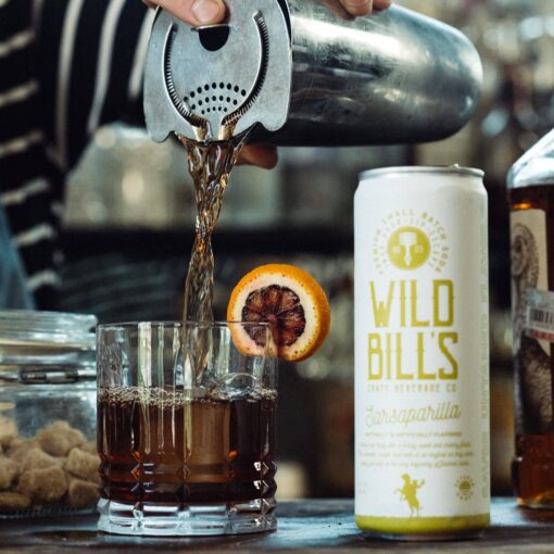 Wild Bill's Sarsaparilla - Premium Cane Sugar Soda