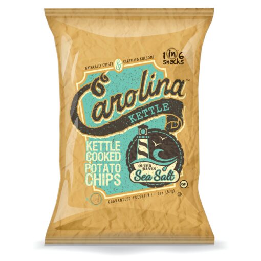 Sea Salt Chips by Carolina Kettle (2oz)