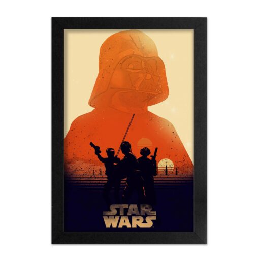 Star Wars - Tatoonie Sunset Framed Print