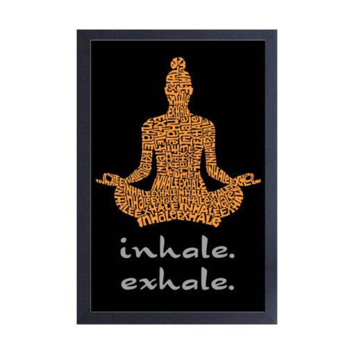 Inhale. Exhale 11x17 Framed Print