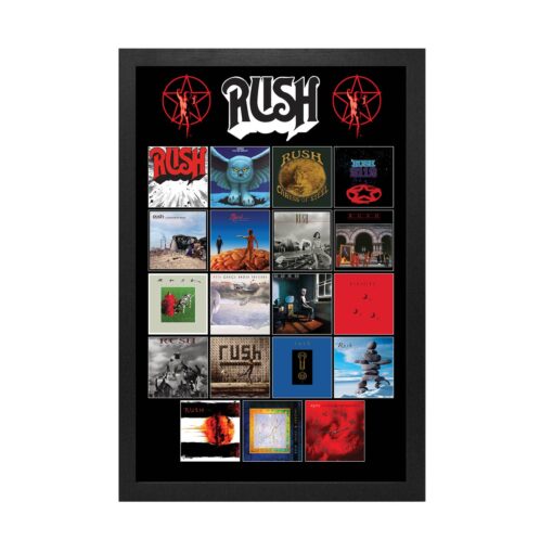Rush - Album Covers Framed Print