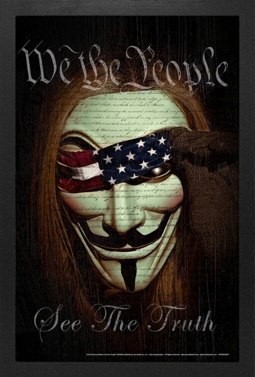 We the People Framed 11x17 Framed Print