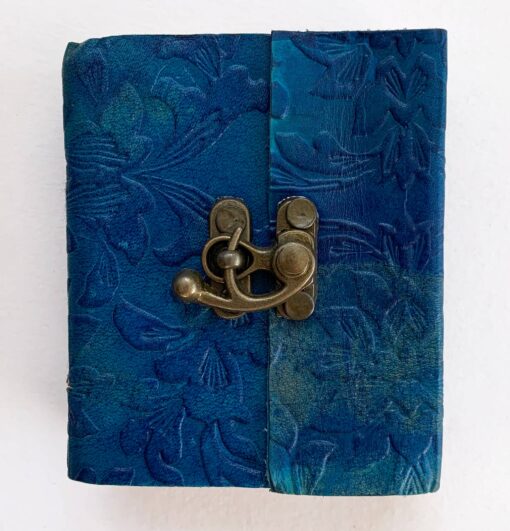 Blue Embossed 3x4 Journal