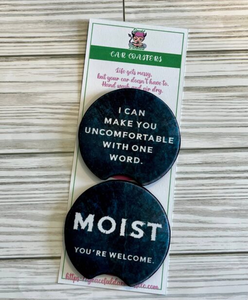 Moist Car Coasters
