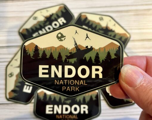 Star Wars National Park Endor Vinyl Sticker