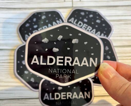 Star Wars National Park Alderaan Vinyl Sticker