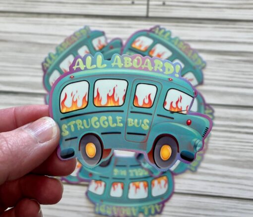 Struggle Bus Vinyl Sticker