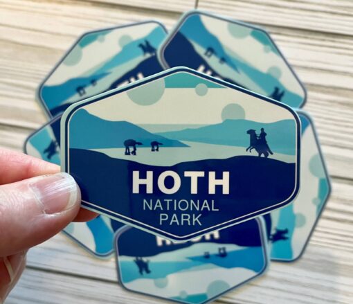 Star Wars National Park Hoth Vinyl Sticker