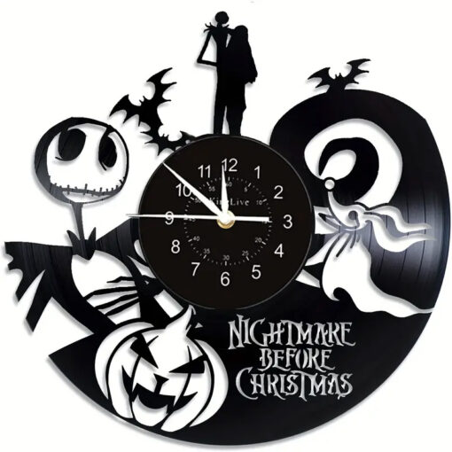 Nightmare Before Christmas - Vinyl Clock