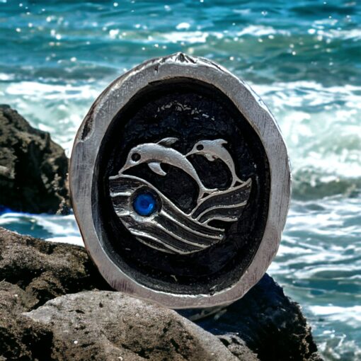 JM - Pewter Shell - Dolphins Jewel
