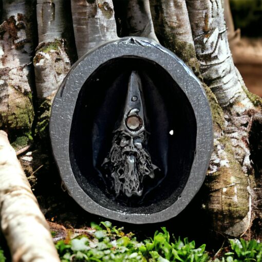 JM - Pewter Shell - Large Wizard Jewel