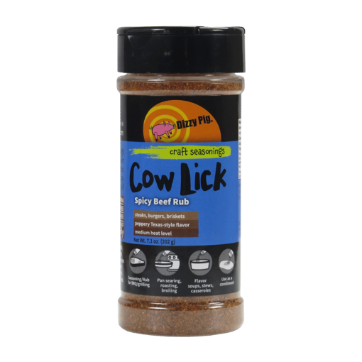 Cow Lick Spicy Beef Rub by Dizzy Pig (8oz)