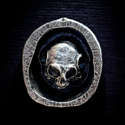 JM - 3 Skull Pewter Shell
