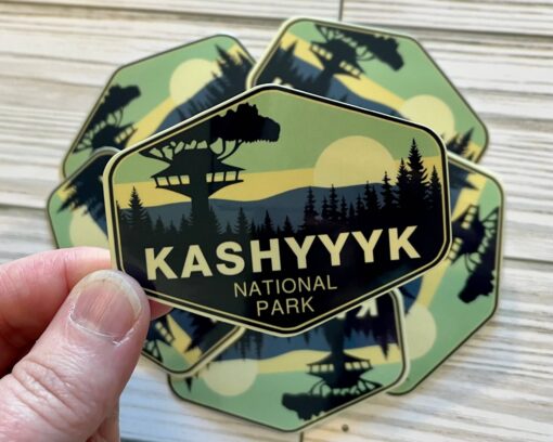 Star Wars National Park Kashyyyk Vinyl Sticker