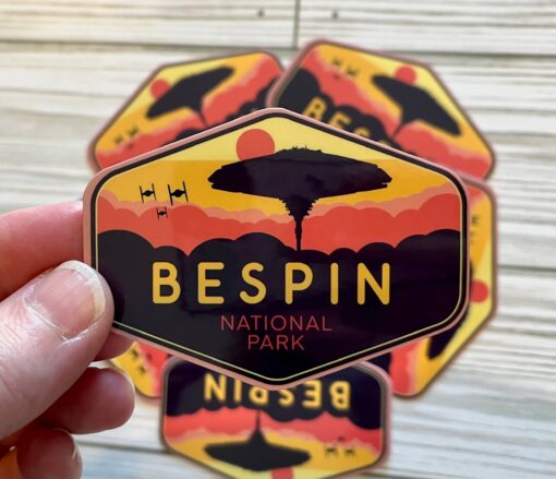 Star Wars National Park Bespin Vinyl Sticker