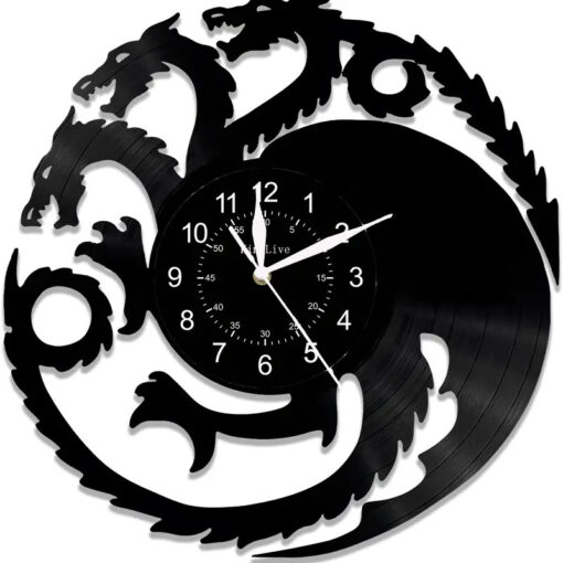 Hydra Vinyl Clock