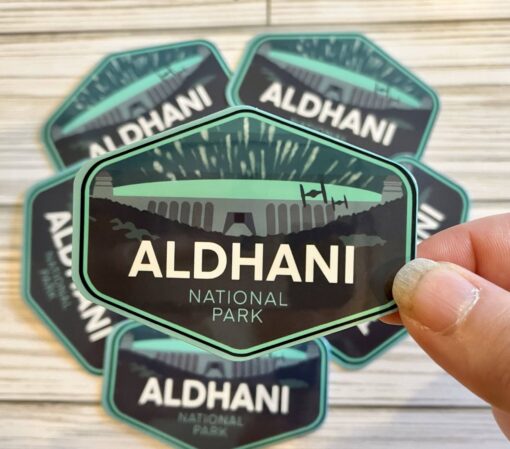 Star Wars National Park Aldhani Vinyl Sticker