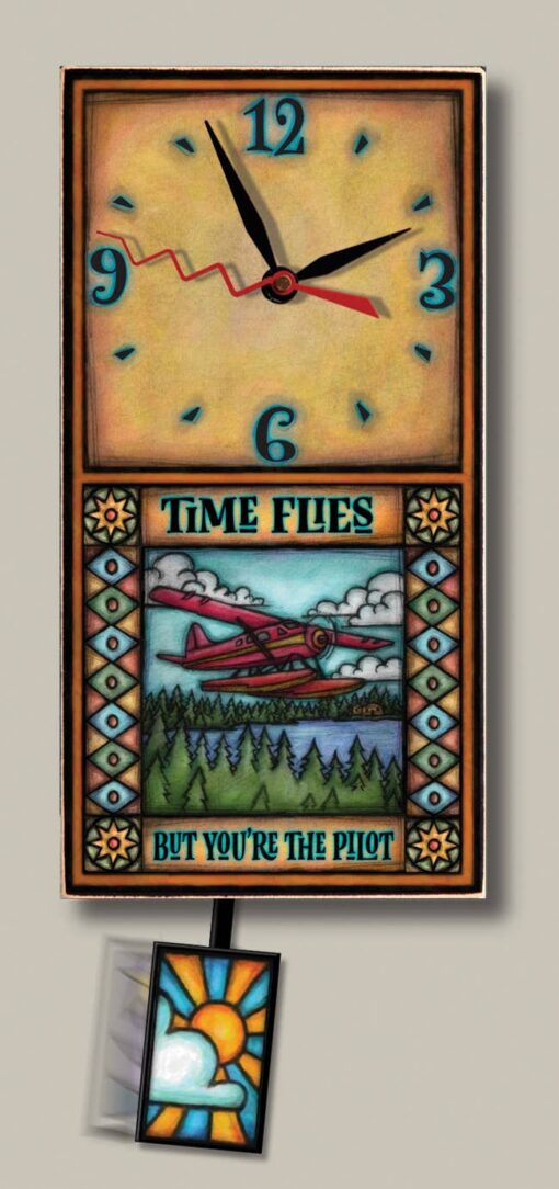Time Flies - Pendulum Clock