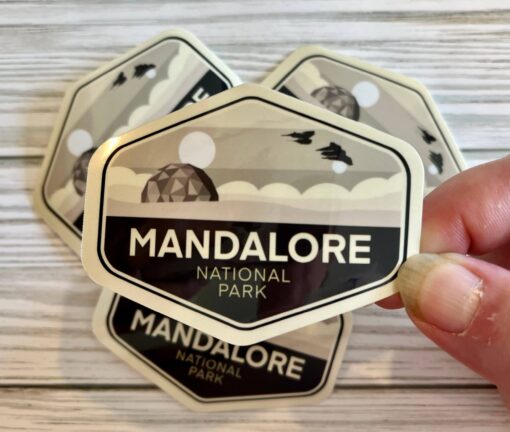 Star Wars National Park Mandalore Vinyl Sticker
