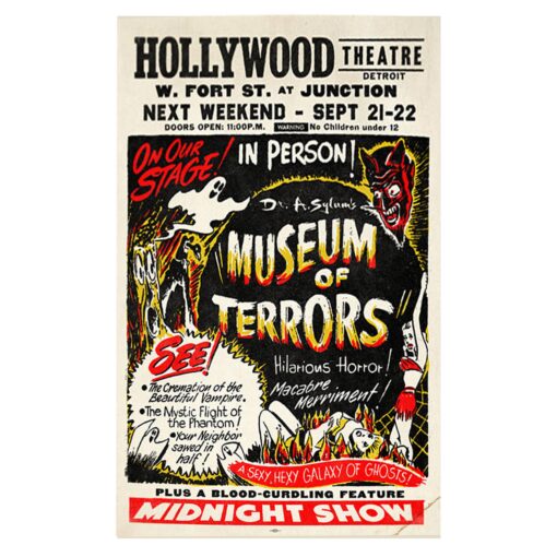 Museum of Terrors 11x17 Poster