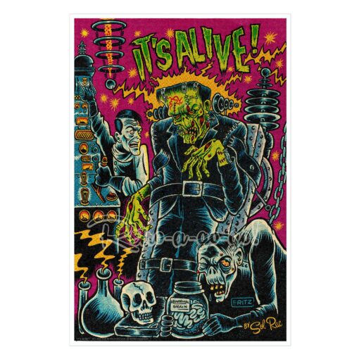 It's Alive 12x18 Digital Print by Sol Rac