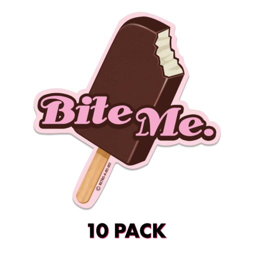 Bite Me Ice Cream Vinyl Sticker